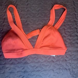 Red hollister bathing suit top